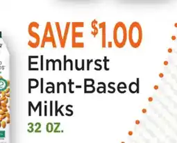 Heinen's Elmhurst Plant-Based Milks offer