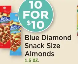 Heinen's Blue Diamond Snack Size Almonds offer