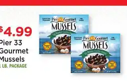 Heinen's Pier 33 Gourmet Mussels offer