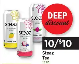 Heinen's Steaz Tea offer