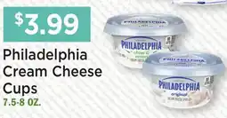 Heinen's Philadelphia Cream Cheese Cups offer