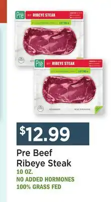 Heinen's Pre Beef Ribeye Steak offer