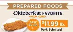 Heinen's Pork Schnitzel offer