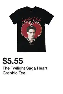 Five Below The Twilight Saga Heart Graphic Tee offer