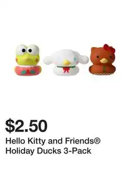 Five Below Hello Kitty and Friends Holiday Ducks 3-Pack offer