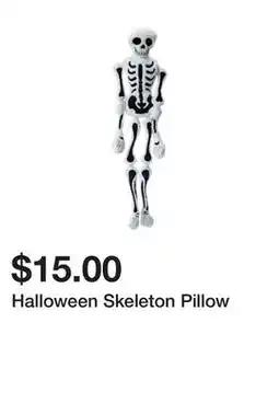 Five Below Halloween Skeleton Pillow offer