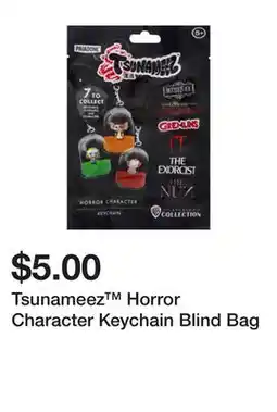 Five Below Tsunameez Horror Character Keychain Blind Bag offer