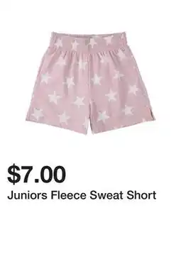 Five Below Juniors Fleece Sweat Short offer