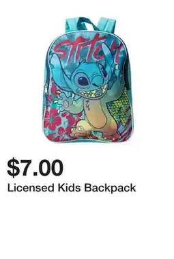 Five Below Licensed Kids Backpack offer