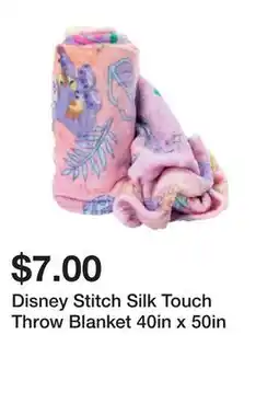 Five Below Disney Stitch Silk Touch Throw Blanket 40in x 50in offer