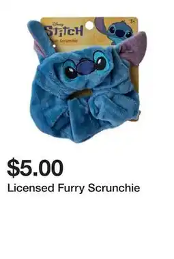 Five Below Licensed Furry Scrunchie offer