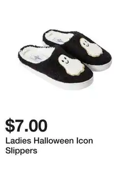 Five Below Ladies Halloween Icon Slippers offer