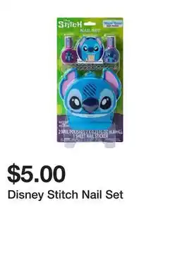 Five Below Disney Stitch Nail Set offer