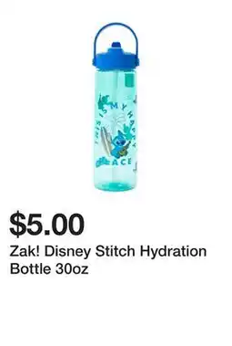 Five Below Zak! Disney Stitch Hydration Bottle 30oz offer