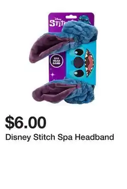 Five Below Disney Stitch Spa Headband offer