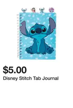 Five Below Disney Stitch Tab Journal offer
