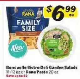 Winn Dixie Bonduelle Bistro Deli Garden Salads or Rana Pasta offer