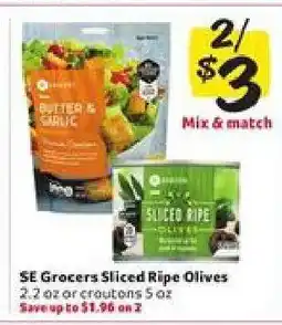 Winn Dixie SE Grocers Sliced Ripe Olives offer