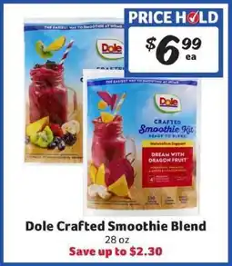 Winn Dixie Dole Crafted Smoothie Blend offer