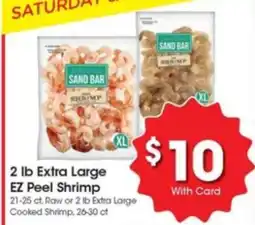 Kroger 2 lb Extra Large EZ Peel Shrimp offer