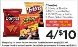 Food 4 Less Cheetos, Doritos, Ruffles, Fritos offer