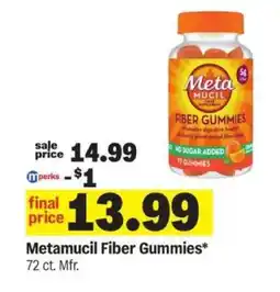 Meijer Metamucil Fiber Gummies offer