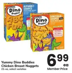 Albertsons Yummy dino buddies chicken breast nuggets offer