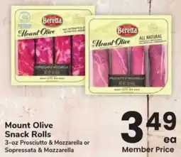 Albertsons Mount olive snack rolls offer