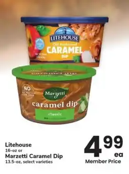 Albertsons Litehouse or marzetti caramel dip offer