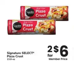 Albertsons Signature select pizza crust offer