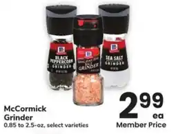 Albertsons McCormick Grinder offer