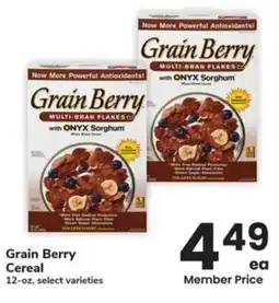 Albertsons Grain berry cereal offer