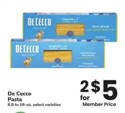 Albertsons De Cecco Pasta offer
