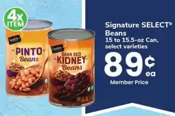 Albertsons Signature select beans offer