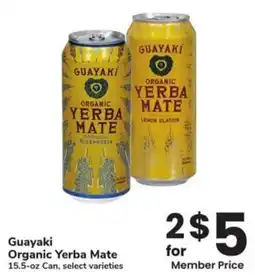 Albertsons Guayaki Organic Yerba Mate offer