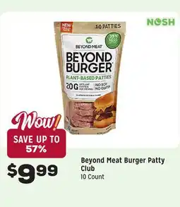 Grocery Outlet Burger Patty Club offer
