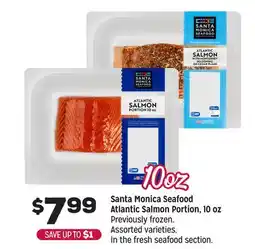Grocery Outlet Santa Monica Seafood Atlantic Salmon Portion offer