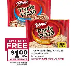 Grocery Outlet Totino's Party Pizza, 9.8–10.9 oz offer