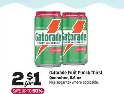 Grocery Outlet Gatorade Fruit Punch Thirst Quencher offer
