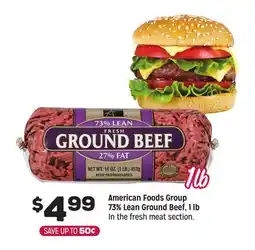 Grocery Outlet American Foods Group 73% Lean Ground Beef offer