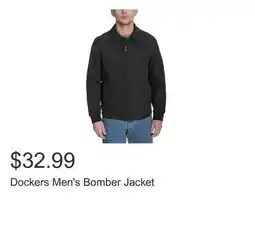 Costco Dockers Men's Bomber Jacket offer