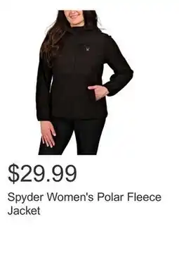 Costco Spyder Women's Polar Fleece Jacket offer