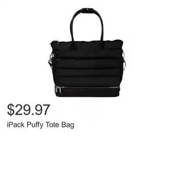 Costco iPack Puffy Tote Bag offer