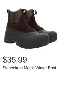 Costco Staheekum Men's Winter Boot offer
