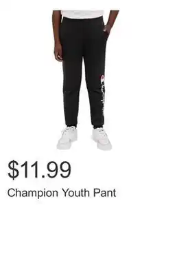 Costco Champion Youth Pant offer