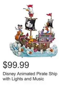 Costco Disney Animated Pirate Ship with Lights and Music offer