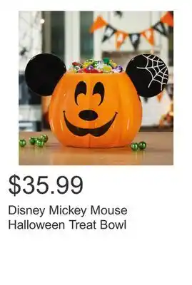 Costco Disney Mickey Mouse Halloween Treat Bowl offer