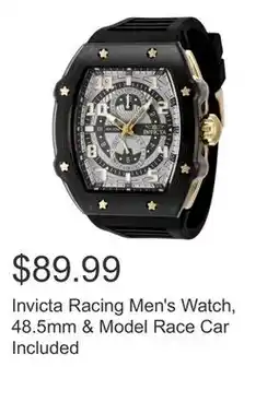Costco Invicta Racing Men's Watch, 48.5mm & Model Race Car Included offer