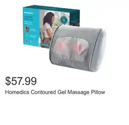 Costco Homedics Contoured Gel Massage Pillow offer
