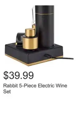 Costco Rabbit 5-Piece Electric Wine Set offer